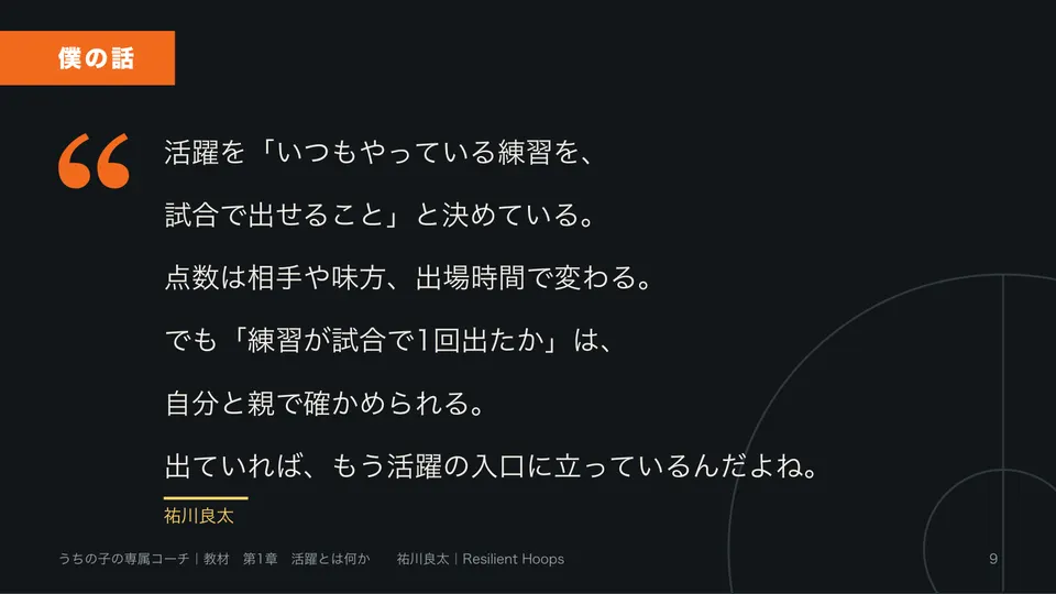 僕の話 のページ